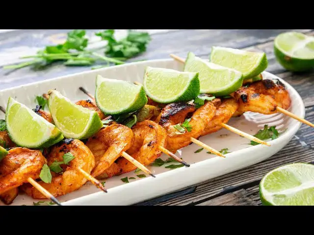 Video thumbnail for Margaritaville Shrimp Skewers | Easier Eats