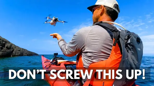 'Video thumbnail for How to Launch and Land a Drone from a Kayak, Canoe or SUP'
