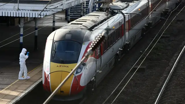 'Video thumbnail for Britain train stabbings: Police say attack is not being treated as terrorism'