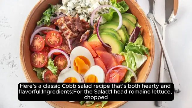 Video thumbnail for Cobb salad recipe