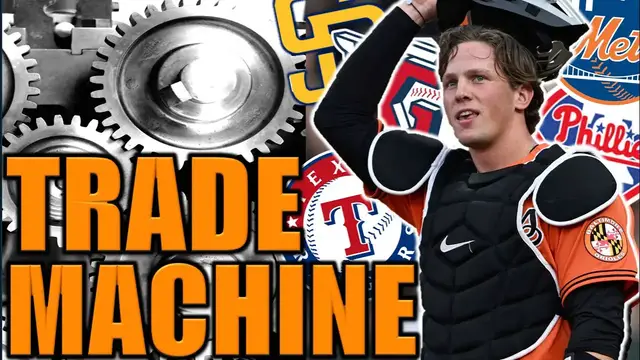 'Video thumbnail for Adley Rutschman Trade Machine: Trades For Mets, Padres, Phillies, Rangers & Guardians.'
