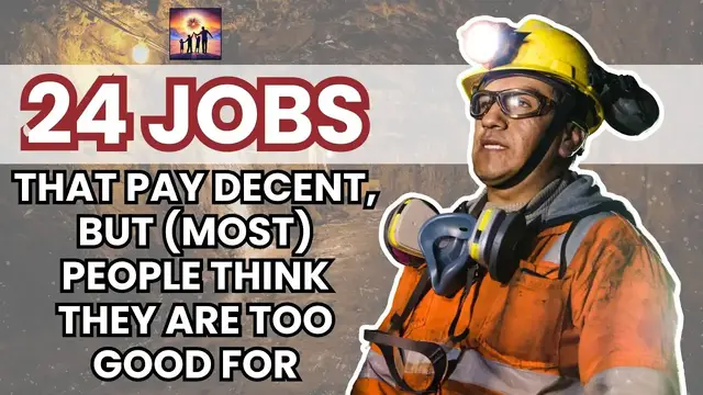 'Video thumbnail for 24 High Paying Jobs People Don't Want'