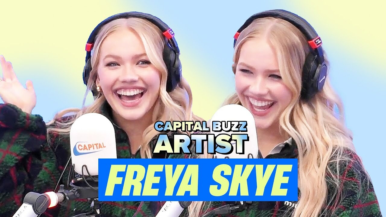 Video thumbnail for Freya Skye talks love for Taylor Swift and plays her song on the radio for the FIRST time! | Capital