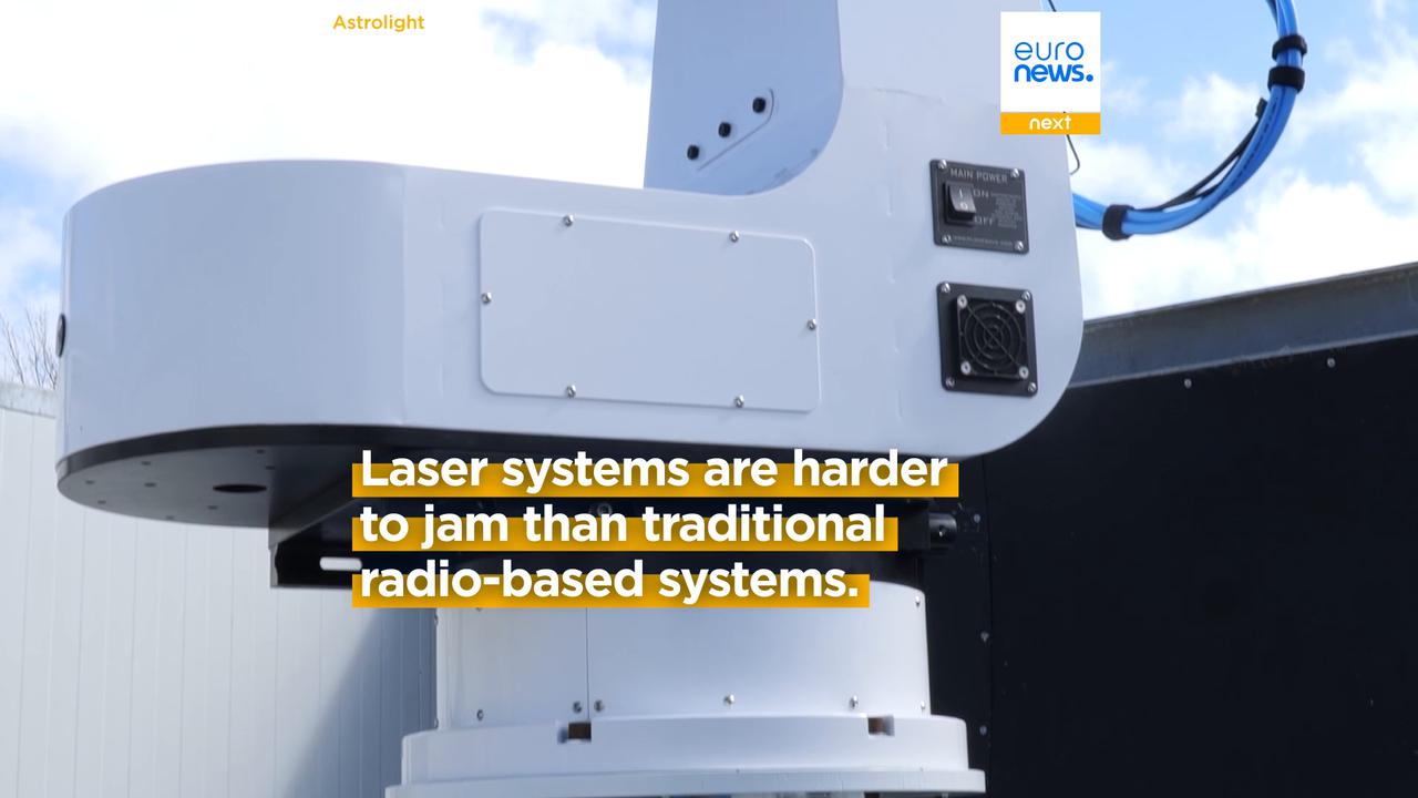Video thumbnail for Greece opens laser ground station as Europe races to strengthen satellite links