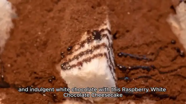 Video thumbnail for Raspberry White Chocolate Cheesecake