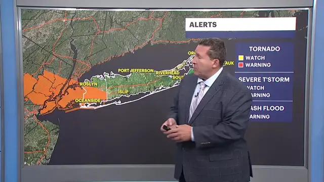 Video thumbnail for Air quality issues continue, but the hot weather eases, then showers and thunderstorms return this weekend