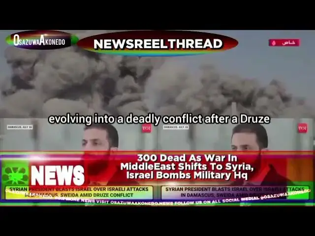 Video thumbnail for NewsReelThread @5pm 25-7