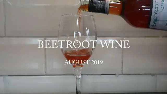 'Video thumbnail for Beetroot Wine recipe UK'