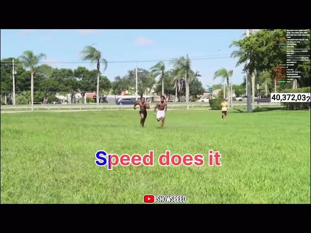Video thumbnail for Speed vs Aston hall #ishowspeed w fastest content creator alive