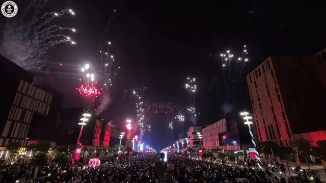 Video thumbnail for Most fireworks launched from drones