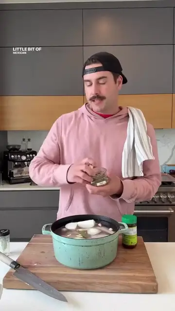 Video thumbnail for Sick day pozole 🍲🤧 If you ve never had pozole blanco before  lemme introduce you to her  She(720P HD)