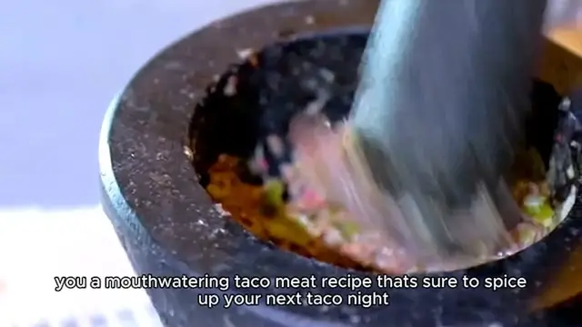 Video thumbnail for Taco meat recipe