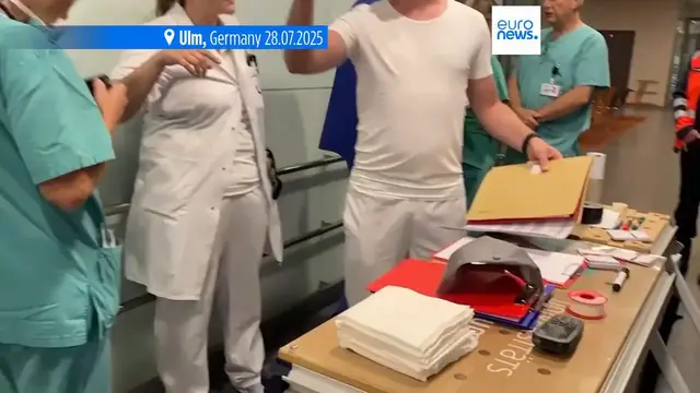 Video thumbnail for Landslide caused deadly train crash in Biberach, German police say