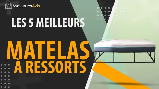 Video thumbnail for ⭐️ MEILLEUR MATELAS À RESSORTS - Avis & Guide d'achat (Comparatif 2021)