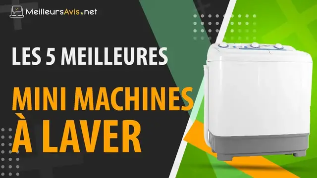 Video thumbnail for ⭐️ MEILLEURE MINI MACHINE À LAVER  - Avis & Guide d'achat (Comparatif 2022)