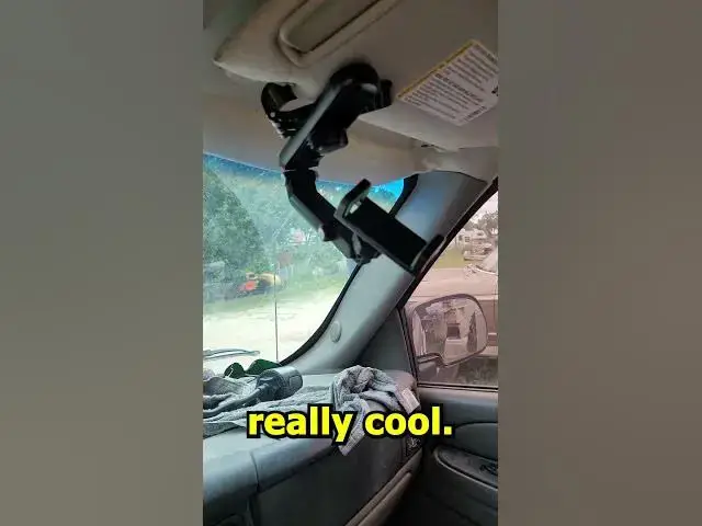 Video thumbnail for Sun Visor Cellphone Holder Up Your Content Game