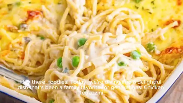 Video thumbnail for Chicken Tetrazzini recipe
