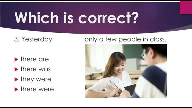 Video thumbnail for Say it Right in English:  There is, there are, and more