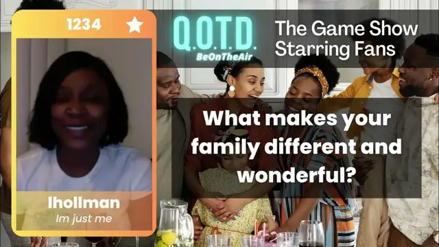Video thumbnail for Our Favorite Answers: lhollman's family is a joyous bunch!