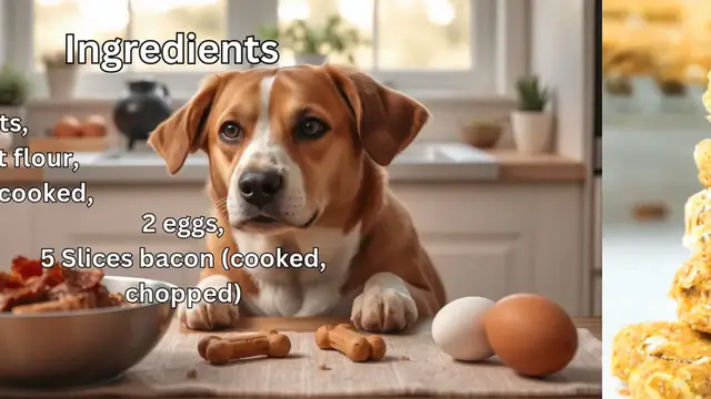 Video thumbnail for  Dog Treats with Sweet Potato and Bacon