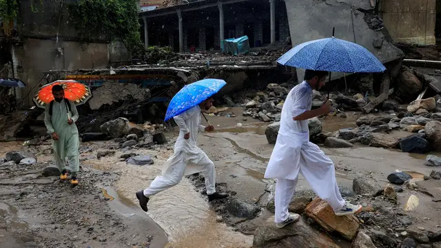 'Video thumbnail for Deadly flooding wipes out villages in northwestern Pakistan'