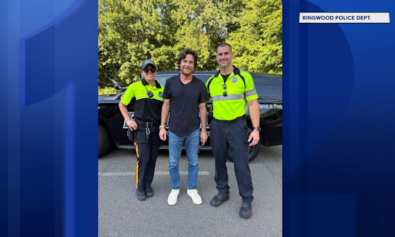 Video thumbnail for Jason Bateman seen with local police while filming project in Passaic County