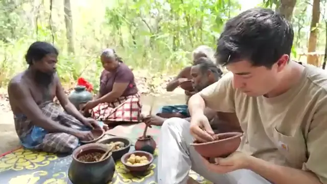 'Video thumbnail for 24 Hours With Sri Lanka’s Vedda Tribe!! (Barehand Bee Honey)'