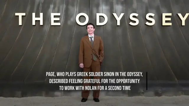 Video thumbnail for Elliot Page reveals The Odyssey script left him 'breathless'.