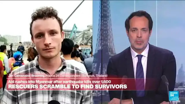 'Video thumbnail for Limited chance for Bangkok skyscraper-trapped people to survive after 72 hours'