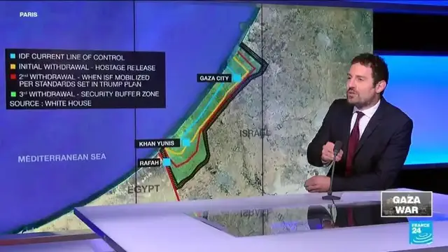 'Video thumbnail for Israel and Hamas agree to first phase of US-brokered ceaserfire'