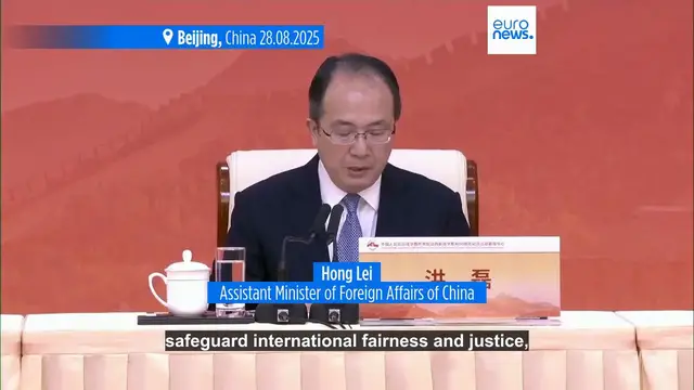 'Video thumbnail for Kim Jong-un and Putin to attend Chinese military parade in Beijing next week'