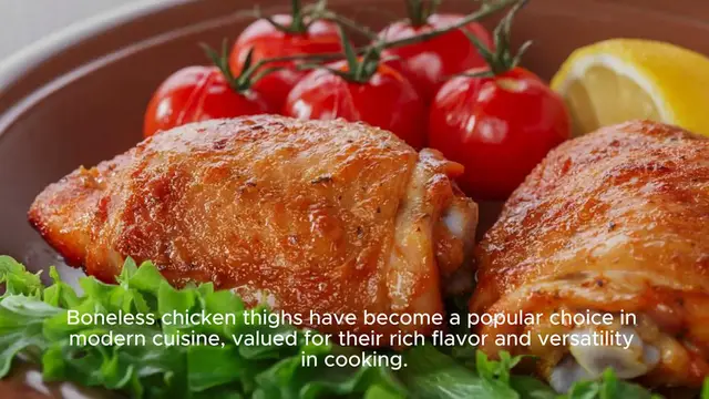 Video thumbnail for Boneless Chicken Thigh Recipe