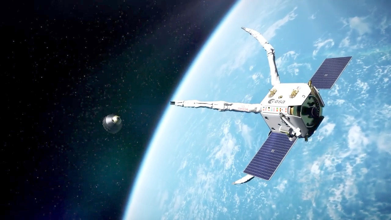 Video thumbnail for Space Junk Removal Test Likely Hit by Orbiting Debris