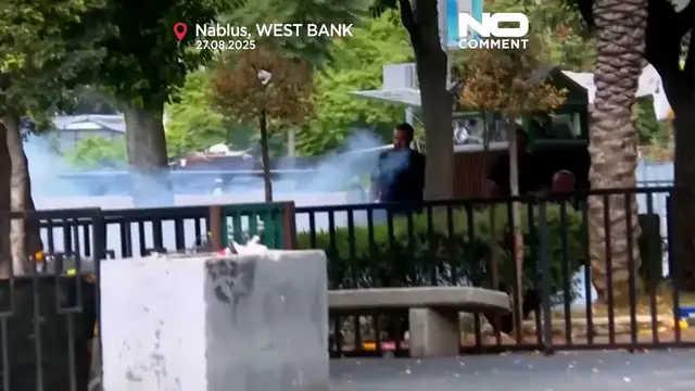 'Video thumbnail for Israeli forces raid Nablus as West Bank violence intensifies'