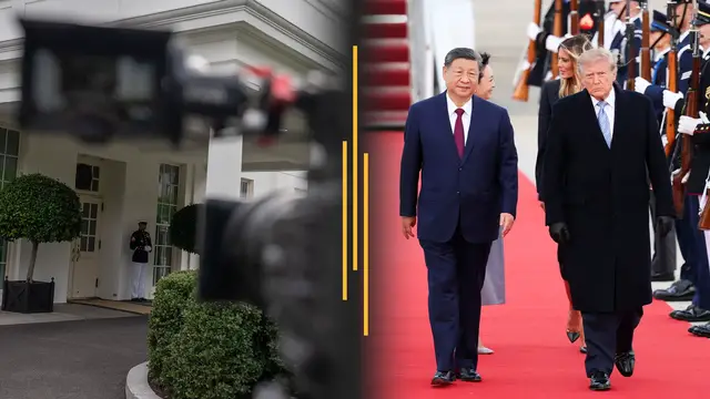 Video thumbnail for Trump media ban ruling lands overnight; Xi Jinping makes rare Washington visit