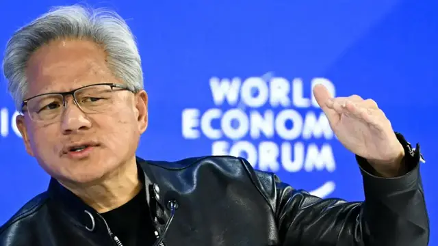 Video thumbnail for Nvidia CEO says AI buildout is creating six-figure jobs for plumbers and electricians