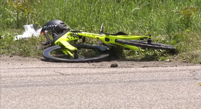 Video thumbnail for Cyclist critically injured after crash with pickup truck in Philipstown