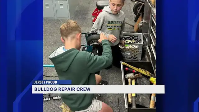 Video thumbnail for Jersey Proud: Bulldog Repair Crew fixes items for Frankford Township residents