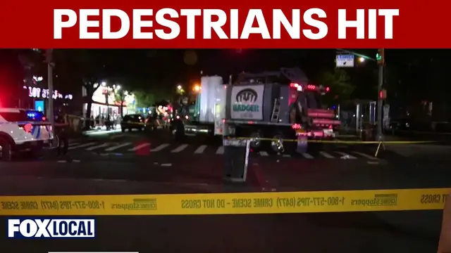 Video thumbnail for 2 pedestrians hit by truck in East Village, 1 critically injured