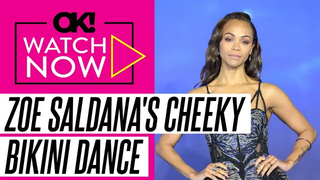 Video thumbnail for Bikini-Clad Zoe Saldana Shows Off 'Cheeky' Dance Moves as She Moves Her Butt in Saucy Video: Watch