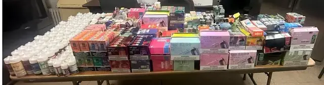 Video thumbnail for Hempstead man arrested after underage vape sales sting at Wantagh store