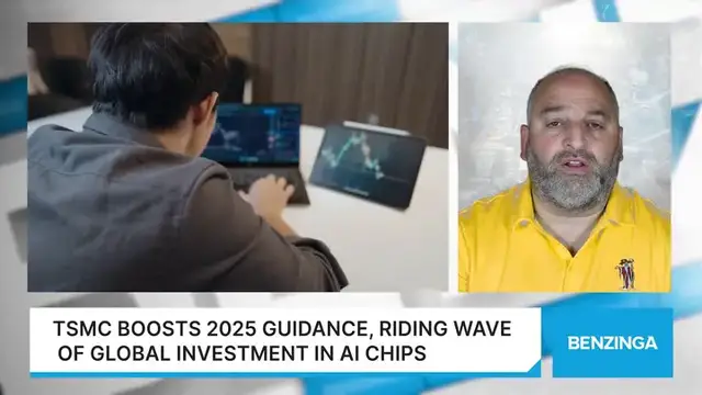 'Video thumbnail for TSMC Boosts 2025 Guidance, Riding Wave Of Global Investment In AI Chips'