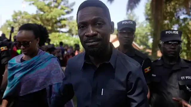Video thumbnail for Bobi Wine placed under house arrest after Uganda vote
