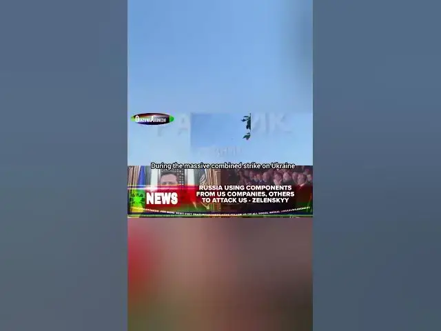 'Video thumbnail for Russia Using Components From US Companies, Others To Attack Us - Zelenskyy'