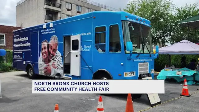 Video thumbnail for Bronx church hosts annual health fair to provide free screenings and resources