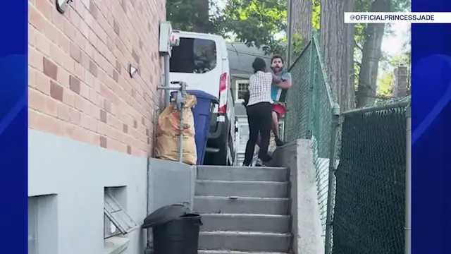 Video thumbnail for Video captures fight between delivery driver and resident in Yonkers