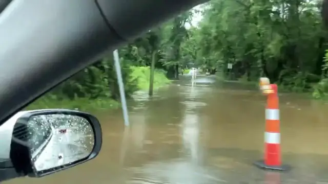 Video thumbnail for US: Tropical Storm Arthur Remnants Bring Deadly Flooding to Mississippi Gulf Coast.
