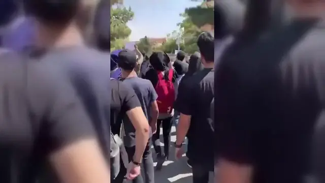 Video thumbnail for Iran: Student Protests Erupt at Tehran University.
