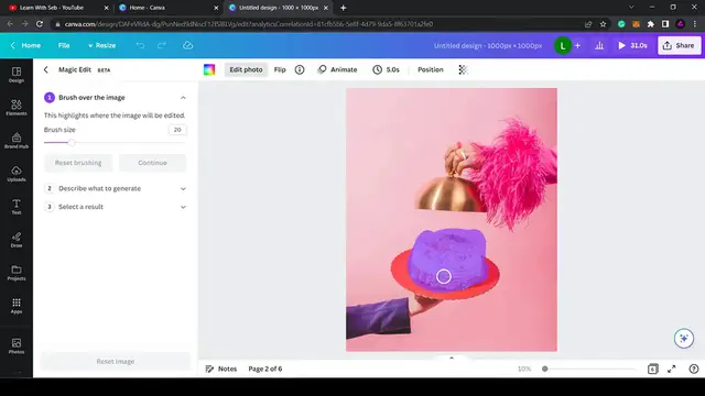 Video thumbnail for AI-POWERED DESIGNS_ Canva's Mind-Blowing NEW FEATURES (Supercharge Your Designs)