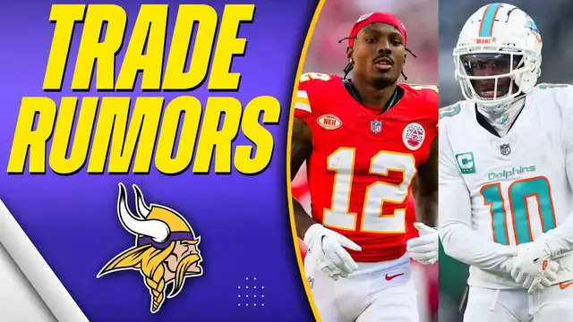 'Video thumbnail for a to z sports - minnesota vikings: vikings trade for wide receiver? examining options, naylor's injury, and impact'